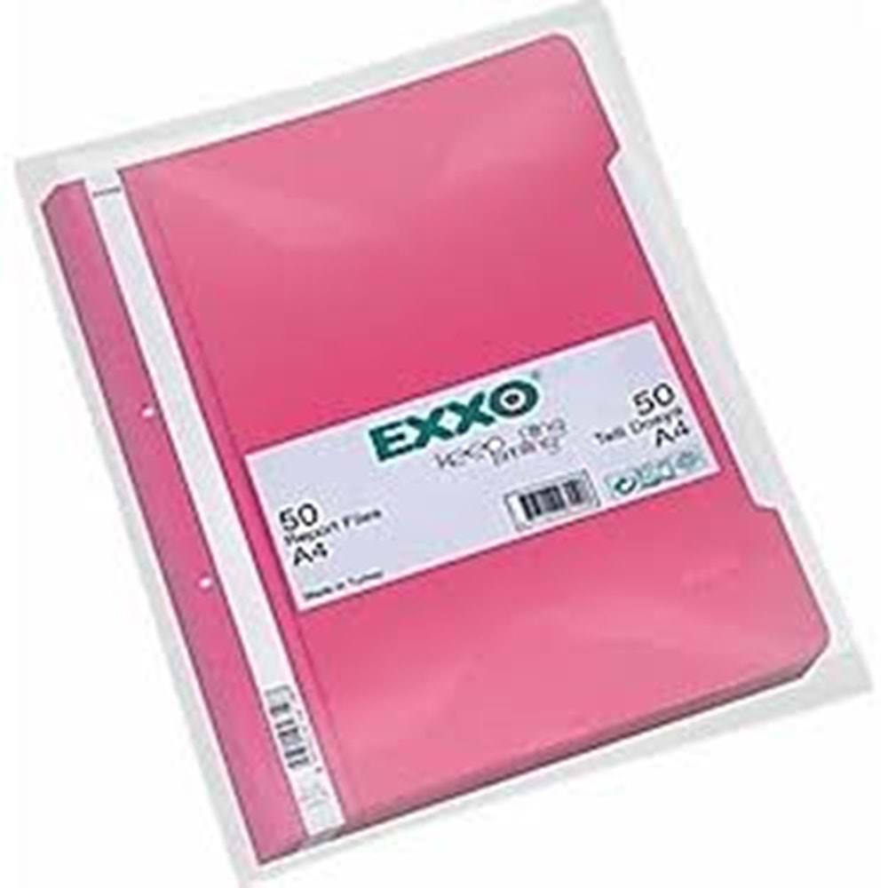 TELLİ DOSYA-EXXO PKT*50-KIRMIZI