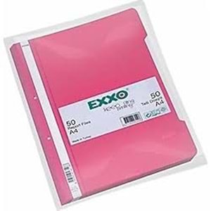 TELLİ DOSYA-EXXO PKT*50-KIRMIZI
