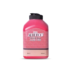 AKRİLİK BOYA-500ML.ARTDECO*3615-ATEŞ KIRMIZI